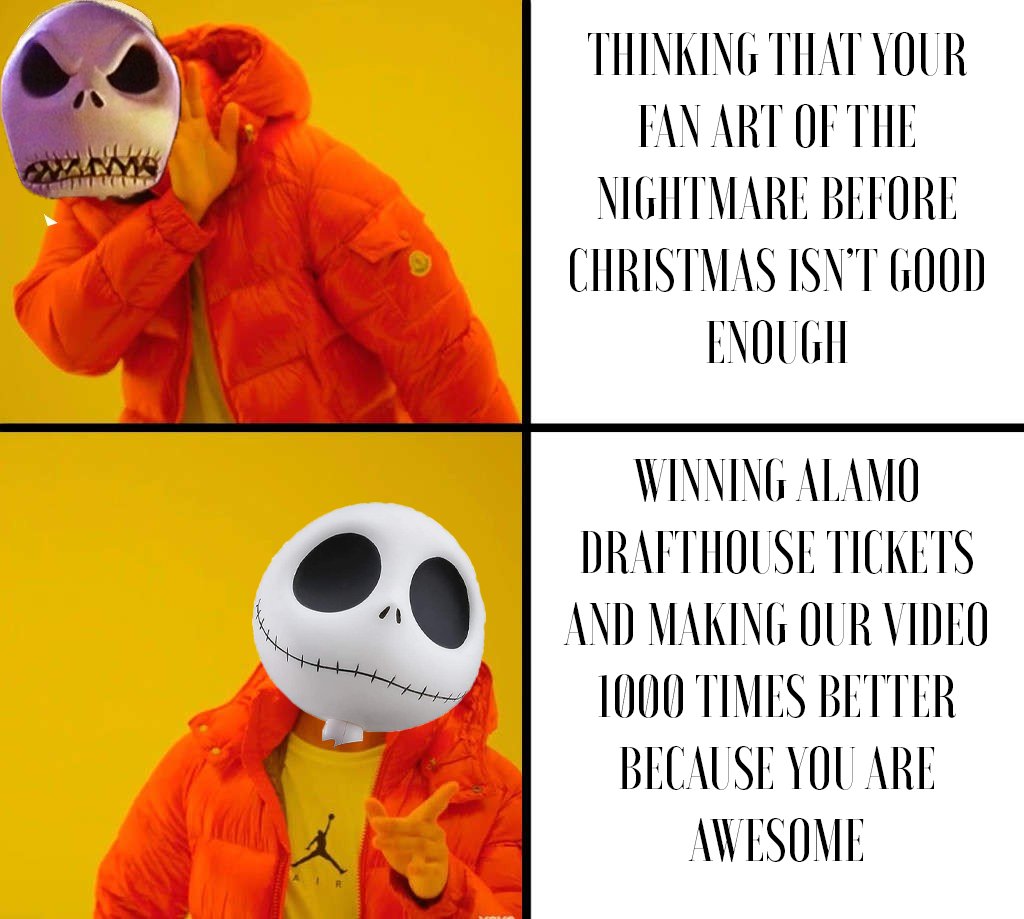 Submit your Nightmare Before Christmas Fan Art to info@moonlightmusicals.com to be featured in our October Moonlight Reading video and to be entered to win Alamo Drafthouse tickets.