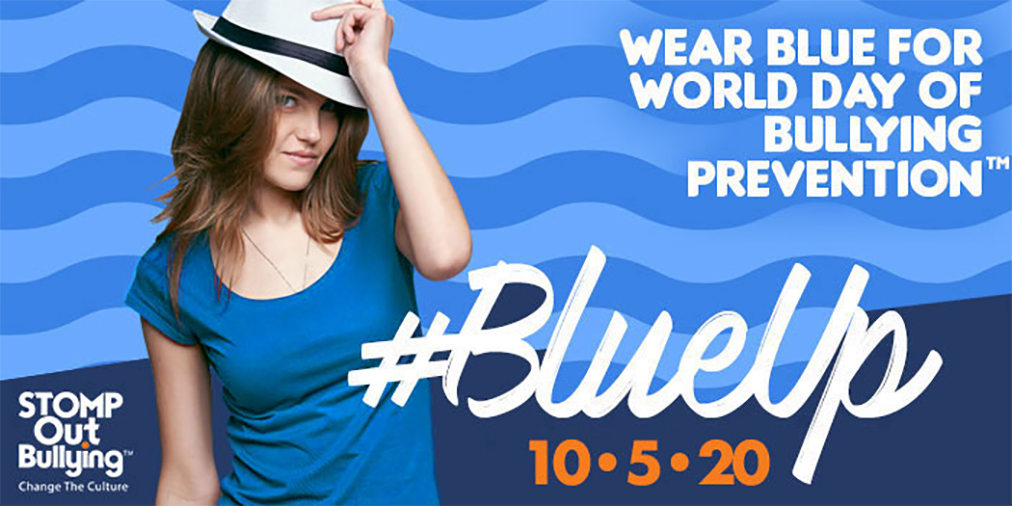 SFSCPanthers's tweet photo. We all need to do our part to STOMP Out Bullying™. It's World Day of Bullying Prevention™ and today kicks off National Bullying Prevention Awareness Month. Wear blue today and use #BlueUp to show your support for the safety of our youth.
#BlueUp #LetsGoSFSC #kindness https://t.co/dzexs0UrOC