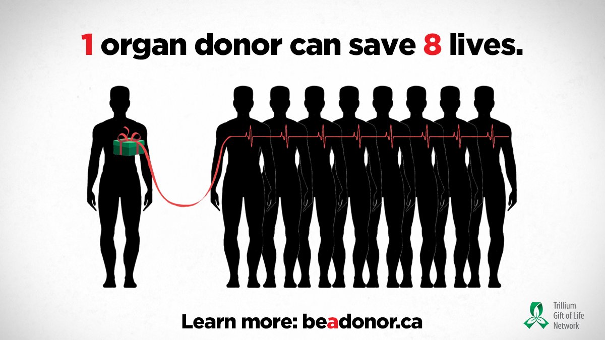 TrilliumGift's tweet image. How to become a lifesaver: Register to become an organ and tissue donor to help save lives at BeADonor.ca