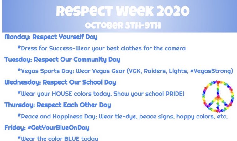 Celebrating the Week of Respect ⁦<a href="/ClarkCountySch/">CCSD</a>⁩