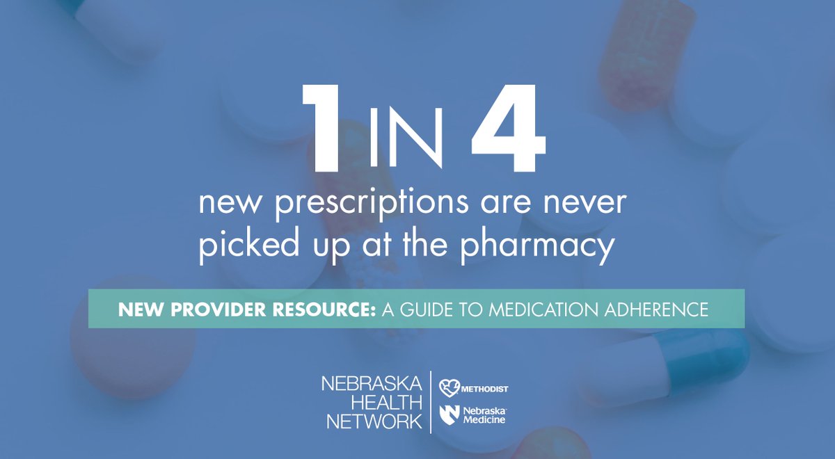 ACONHN's tweet photo. Did you know that 1 in 4 prescriptions are never picked up from the pharmacy? Understanding why a patient isn't taking their medication is often the first step toward improving their adherence. Our provider resource at https://t.co/VOjzy98EJX can help you get started. https://t.co/00pDNx4YWC