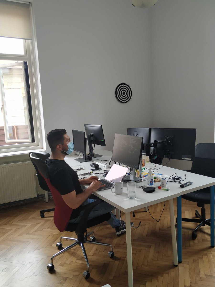 DigitalWolfpack's tweet image. 🤳🏻📧 #GoogleMeet is fine, communication on @Slack is fast, but nothing compares to when you exchange thoughts with your colleagues live.👨🏻💻👩🏻💻Today we started our Amarok Team #Coding Week - a time for bonding and syncing.🏡#TeamCoding #WolfpackDigital #Amarok #WeByte #Cluj #DevLife