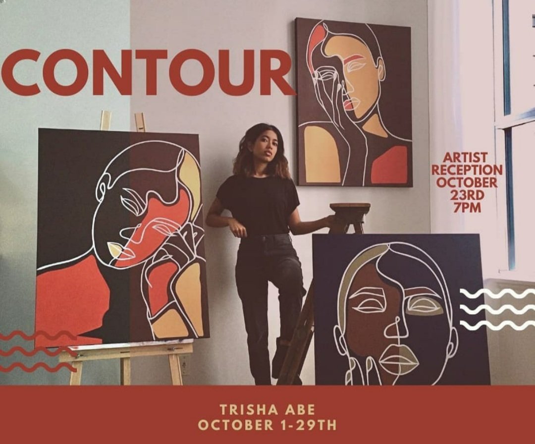 The October exhibition <a href="/Mindseyestudio/">Jennifer Gough</a> gallery, guest curated by me is <a href="/TrishaAbe/">Trisha Abe</a> . Her work will be familiar to many in Waterloo Region. Stay tuned for sneak peeks of Countour and an interview on the blog. Save the date for the artist reception. Details to follow.