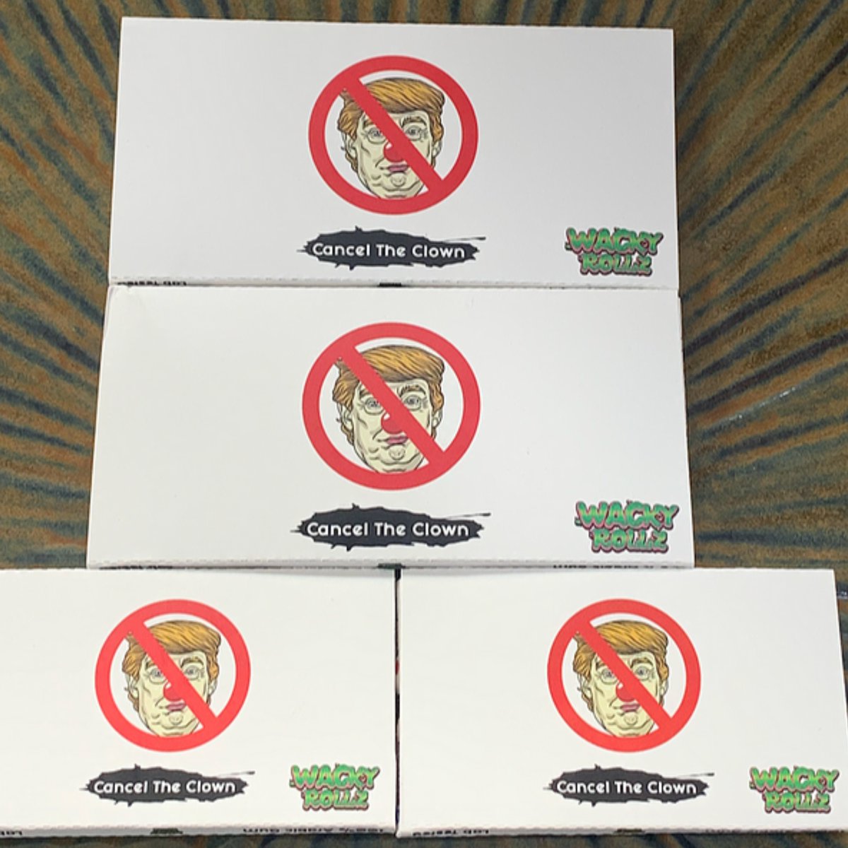 RollzWacky's tweet image. To all my wacky smokers!
In a world full of copies be different and make a change, use this cancel the clown edition 🚫 rolling papers and say it all, don’t hold back! 🚫🚫
A tiny drop of your effort.
____
🛍️ bit.ly/3iCntUe
.
#wackyrollz #mixandmatch #pack #matchpack