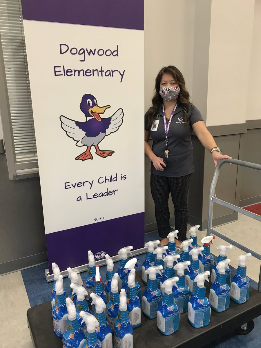 Dr Yamani gifted our #amazing teachers disinfectant sprays, so they can maintain a #safeenvironment for themselves and the children they inspire. #porterdentist
<a href="/Dogwood_Elem/">Dogwood Elementary</a> <a href="/EMCIDTX/">EMCID</a>