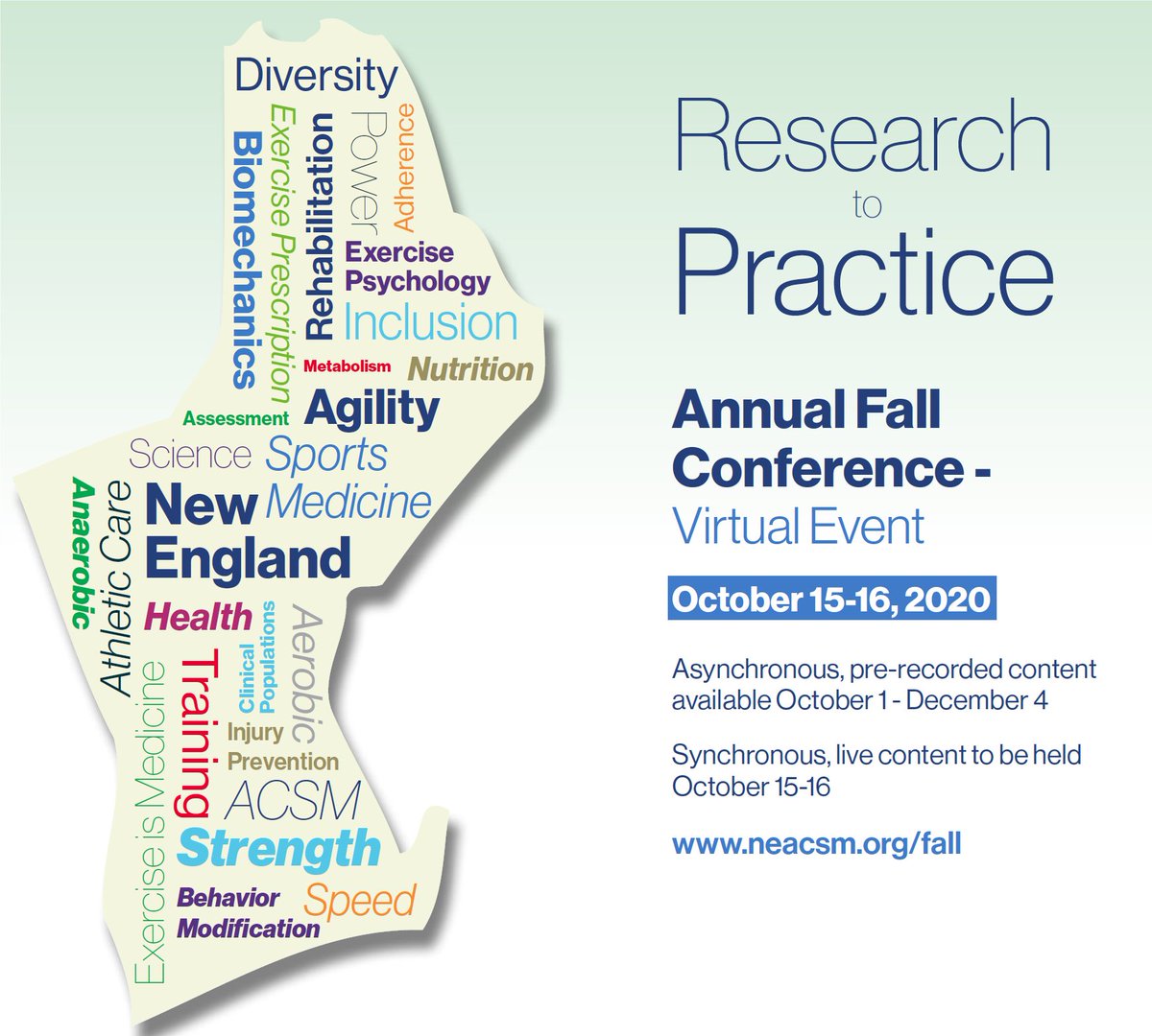 New England ACSM (@neacsm) on Twitter photo Forgot to register? We've got you covered! 
Due to overwhelming demand, the registration deadline for the NEACSM Fall Conference has been extended until Oct. 11th! 
Register here: bit.ly/2QcPLsy
#NEACSM2020 Forgot to register? We've got you covered! 
Due to overwhelming demand, the registration deadline for the NEACSM Fall Conference has been extended until Oct. 11th! 
Register here: bit.ly/2QcPLsy
#NEACSM2020