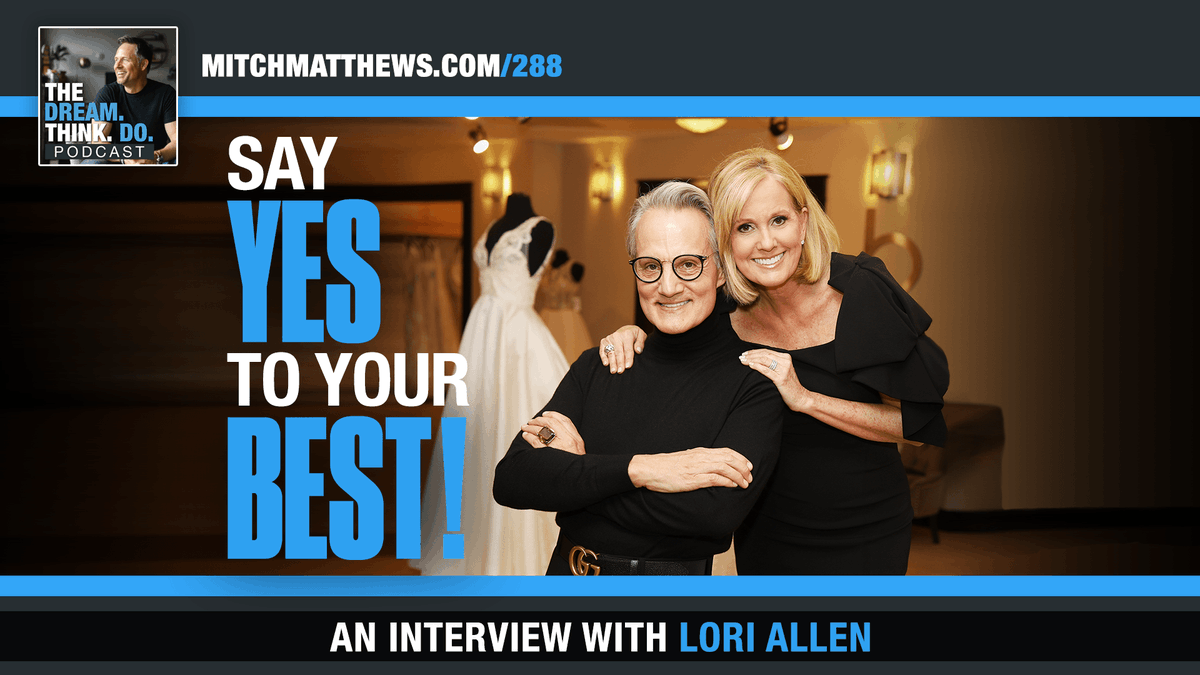 Are you a fan of TLC’s #SayYestotheDress?  Well... <a href="/loriallensyttd/">Lori Allen</a> joins me this week on #DREAMTHINKDO buff.ly/3hRDFAs