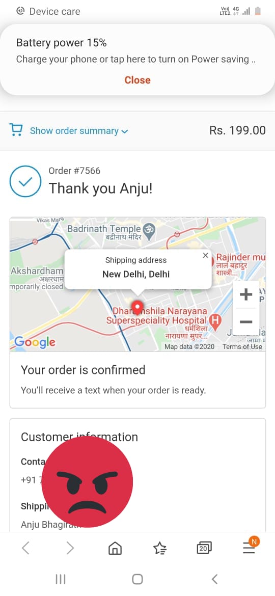 sach_ujjainwal's tweet photo. #ScamAlert scam website email address - metropoliafashions@gmail.com...they are scamming people....no customer support no product info ...blocking cust on their FB page ..#onlinescam #cybercrime https://t.co/PyOnTJ2GQn