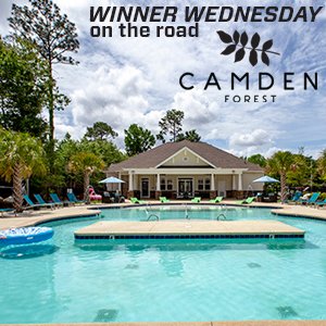 UNCWmascot's tweet photo. We're taking WINNER WEDNESDAY on the Road! Stop by @CamdenForest at 206 Cedar Branch Lane near @UNCWilmington on Oct. 7. Learn about the complex and enter for a chance to win a special @UNCWBaseball jersey. You must be a #UNCW student and a @UNCWTeamTeal member to win. #HawkYeah https://t.co/1qstBYofe9