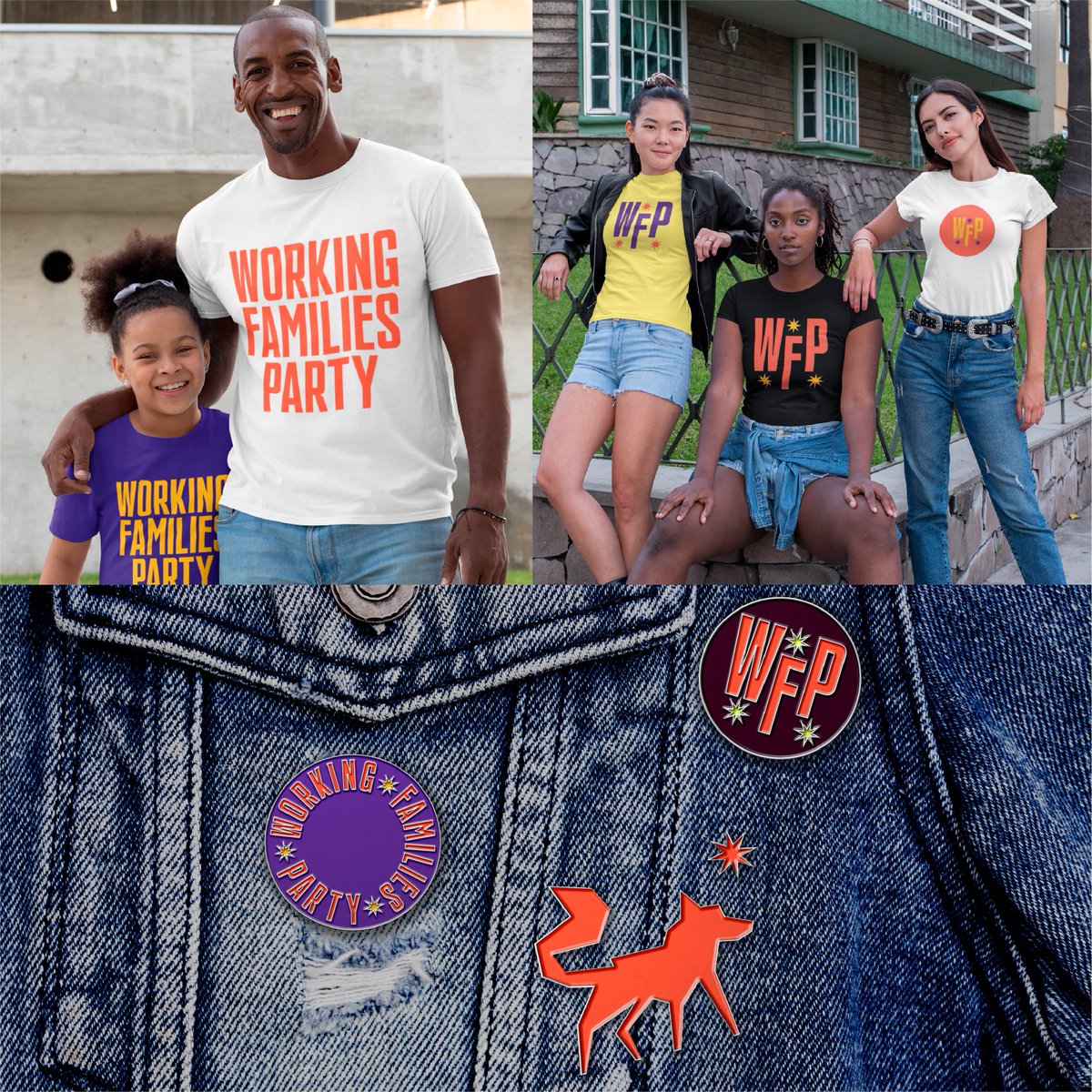 If you dig the new brand (and most importantly, the work we’re doing to build a multiracial movement working to make this a country for the many, not the few) check out our new website and take action now (and maybe buy a shirt while you're there):  http://WorkingFamilies.org 