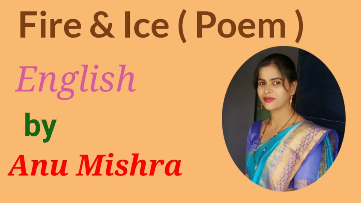 PcsOnlineEducat's tweet image. Fire &amp;amp; Ice / Class 10 /  English Poem
class10th      #class10english     #Class10englishChapter1          #Class10EnglishNcert        #Class10englishcbse      
#Class10englishPoem        #fireandice 
youtu.be/0shz_X2DSmM