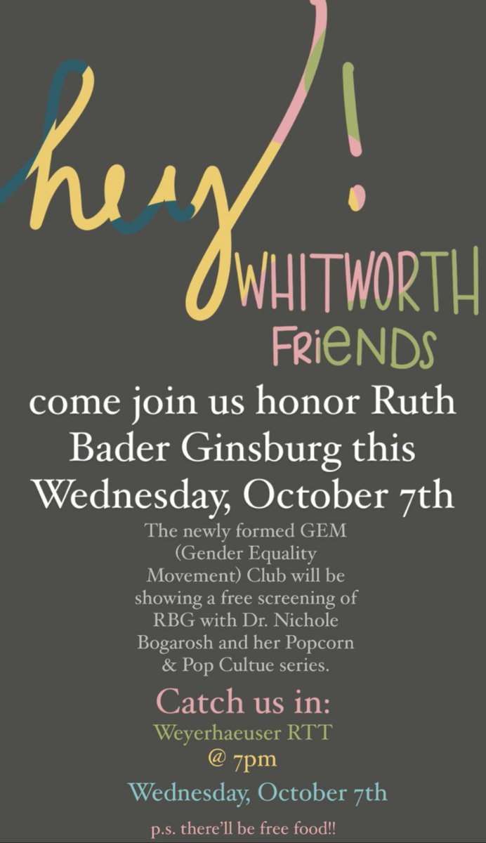 MediaStudies_WU's tweet photo. #COM370 This would count as an extra credit event for you! But, #COM120 and other WU students, if you are interested in gender issues, be aware of this club (and event) too! https://t.co/gF3JYW3QZP