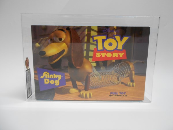 VToyStore's tweet image. Latest Product Added To The Store: Vintage Original NEW SEALED 1996 Disney Toy Story Slinky Dog UKG 85%! #vintagetoystore #vintagetoys #slinkydog #toystory #vintagetoystory #1996toystory #ukg #gradedtoys