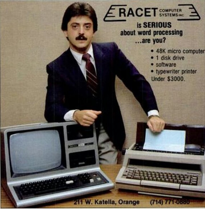 Today in pulp... I get serious about the history of word processing!Really, really serious. Moustache level 4 serious. Serious...  #amwritingfiction