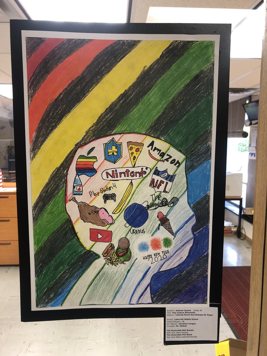 2020 Legislative Student Art Exhibit. Representing Lisha Kill:
Natalie Oakes, Eliza Irons, Andrew Owens, Briana Layman