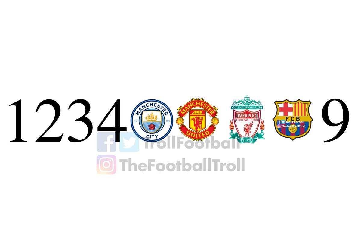 New method of counting numbers....5,6,7,8..
भने पछि लिभरपुल 7 बार्सा 8