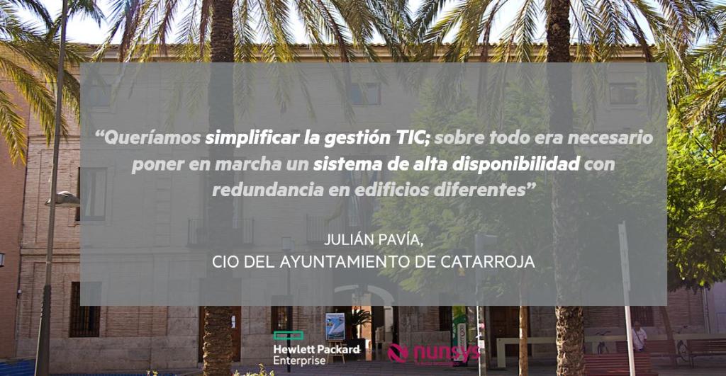HPE_Espana's tweet image. ➡️ Conoce a continuación porqué la infraestructura hiperconvergente #HPESimpliVity, junto con @nunsys, ha jugado un papel tan fundamental en este proyecto de transformación digital del Ayuntamiento de Catarroja: hpe.to/6018GLx7p