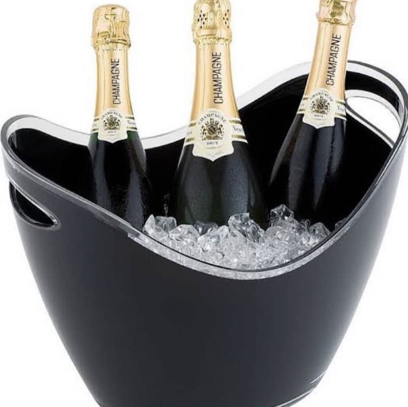Acrylic champagne buckets are available...Price- 8500 each Please RT