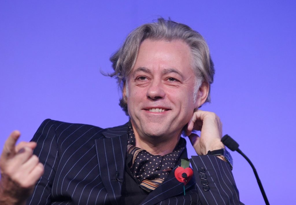 Happy birthday to Irish singer-songwriter, author, activist, and actor, Bob Geldof, born October 5, 1951. 