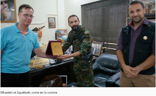 SOSCO has resupplied militiamen with provisions and raised money for the families of dead soldiers. Last year, the NGO gave trophies to al-Abdullah and al-Wakil for the “liberation” of their towns.