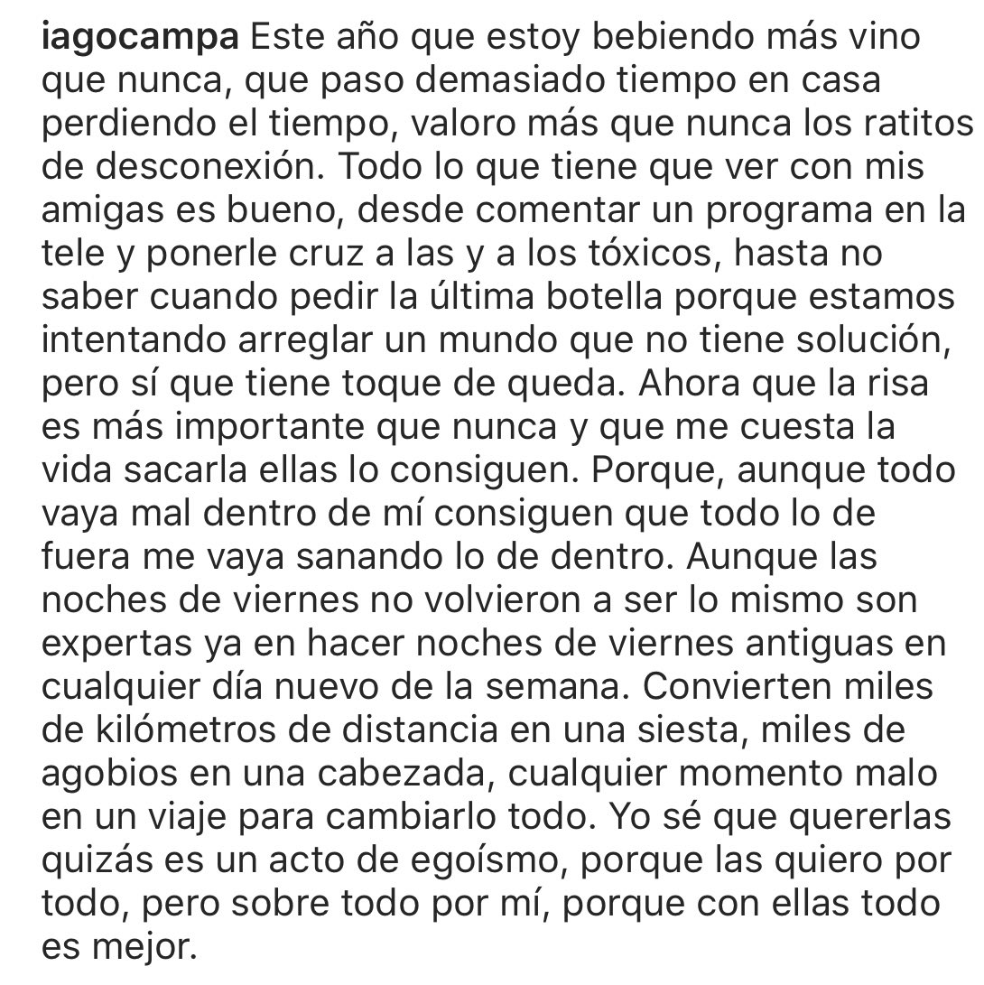 iagocampa's tweet photo. Todo lo que tiene que ver con mis amigas es bueno. https://t.co/mYE2ve11TN