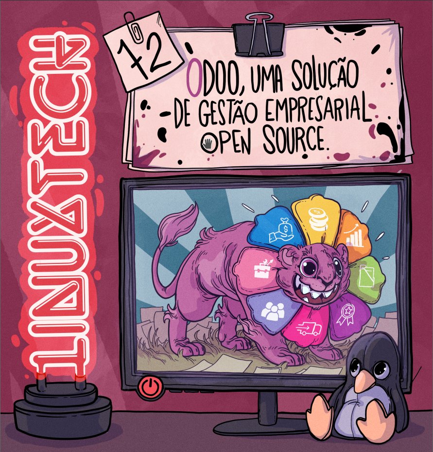 Existem várias soluções integradas de gestão empresarial, mas escolher aquela que se adeque ao modelo de negócio, pode nem sempre ser uma tarefa simples. O <a href="/Odoo/">Odoo</a>, pode ser uma solução a analisar.
Mascote Odoo criada por <a href="/JoanaAfonso/">Joana Afonso 🌞</a> :)

#linux #odoo #linuxtech #podcast