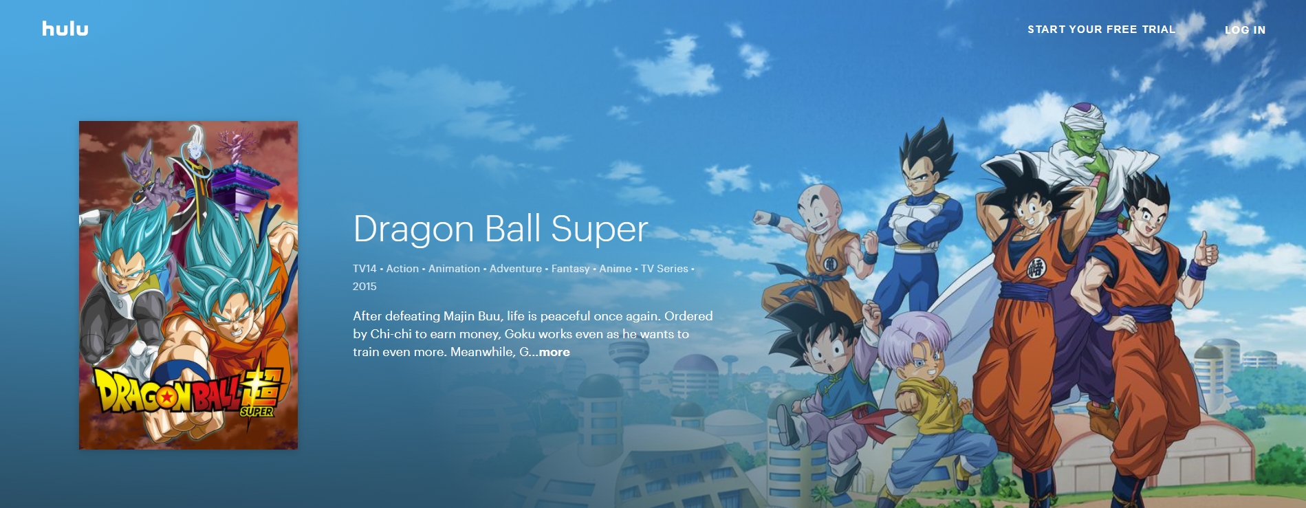 Dragon Ball Super   TV (Free Trial)