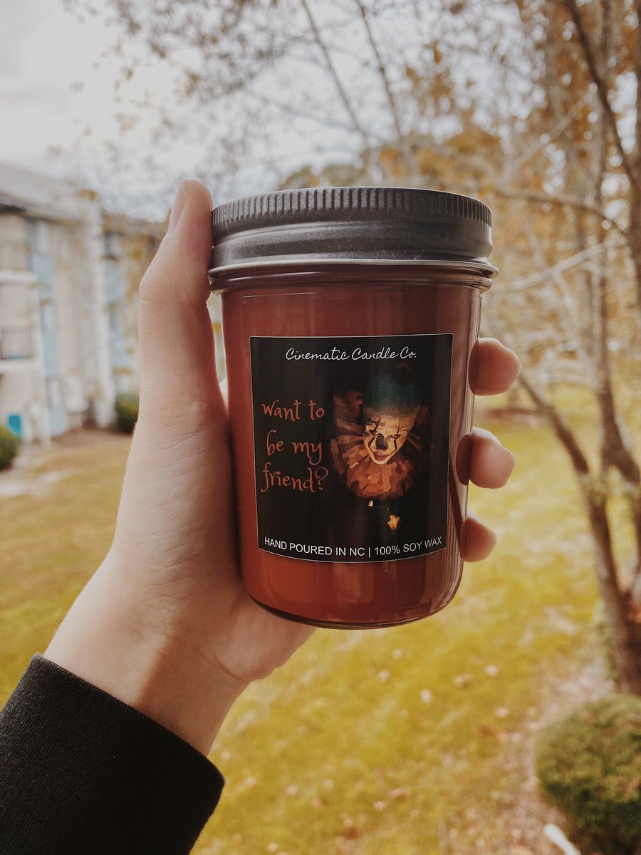 IT: Want to be My Friend? (Faces of Pennywise Collection) Scent: Optional. Choices: Caramel Popcorn, Candy Apple, Cranberry Kettlecorn, Cotton Candy.