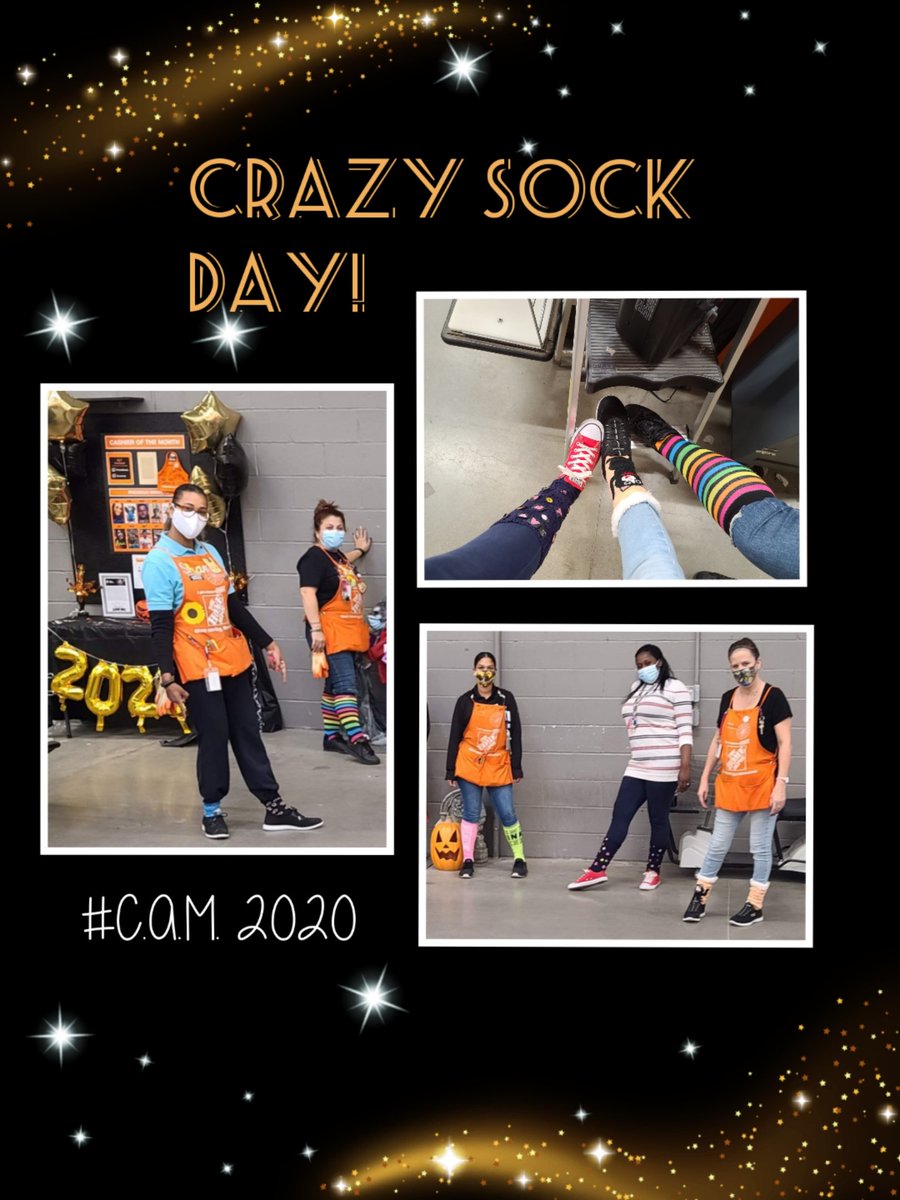 It's Crazy Sock Day At <a href="/homedepot6955/">CI Home Depot 6955</a>! #CAM2020