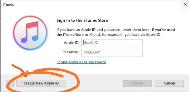 FOR PC USERS: ● Download and install iTunes on your computer/laptop.● Go to account – sign in – create new Apple ID.