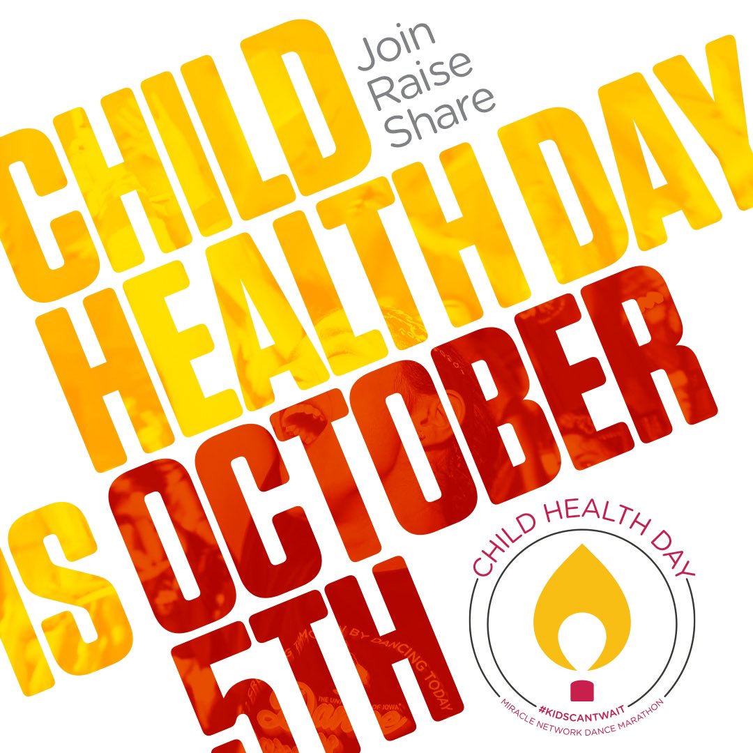 Join us today for Child Health Day! Head to the link in our bio to donate and sign up for this event. Kids need our support now more then ever. With the COVID-19 pandemic, kids can’t wait for a vaccine to be made, they need care now! #kidscantwait #changekidshealth