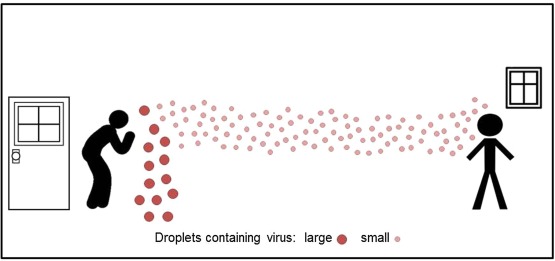 Science magazine: We must shift our thinking and focus on Airborne transmission of SARS-CoV-2.Inhalation is a major route. Viruses in large droplets fall to the ground in seconds within 2 m. Viruses in aerosols remain suspended for hours, like smoke, and are inhaled 1/4