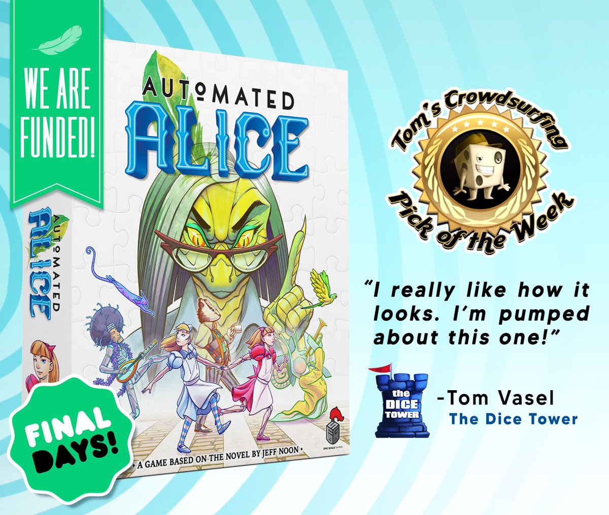 Automated Alice: The Game on Kickstarter tweet media