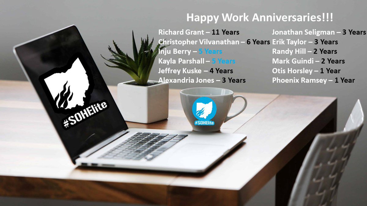Look at all of these #SOHElite service anniversaries!!!! Thank you for all that you do! #LifeAtATT #unstOHPAble