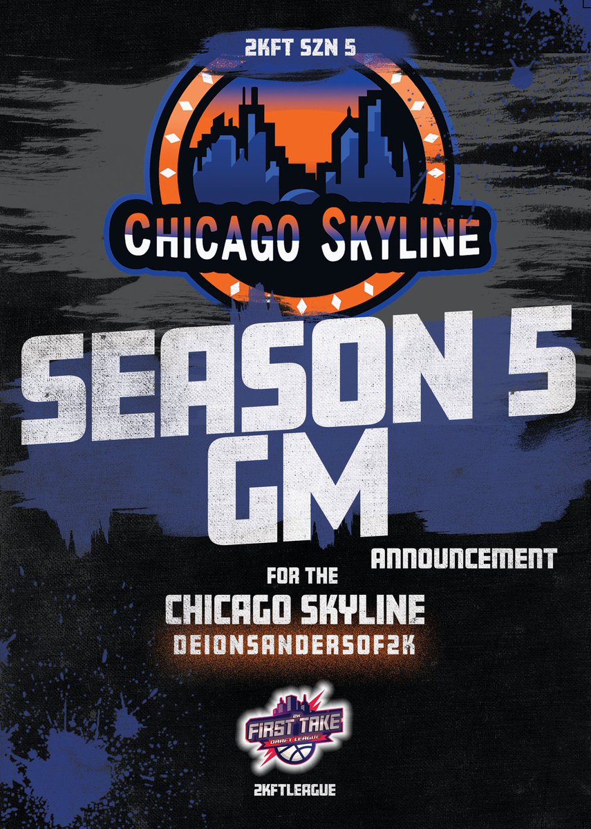 2KFT Draft League (@2kftleague) on Twitter photo Our Next GM Announcement is a familiar face around 2KFT. We look forward to seeing his draft process this season.
Please Welcome The Season 5 GM for the Chicago Skyline <a href="/DeionXXI/">Back from Retirement | PlayoffYev</a>
Be sure to check out their team page on 2KHQ hosted by @the2kzone Our Next GM Announcement is a familiar face around 2KFT. We look forward to seeing his draft process this season.
Please Welcome The Season 5 GM for the Chicago Skyline <a href="/DeionXXI/">Back from Retirement | PlayoffYev</a>
Be sure to check out their team page on 2KHQ hosted by @the2kzone
