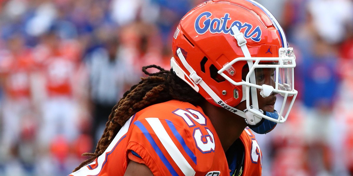 PFF_College's tweet photo. Most coverage snaps at outside CB without a SINGLE yard allowed:

1. Rodarius Williams, Oklahoma State - 70
2. Jaydon Hill, Florida - 52
3. TaRiq Bracy, Notre Dame - 40 https://t.co/MFDJSijxIO