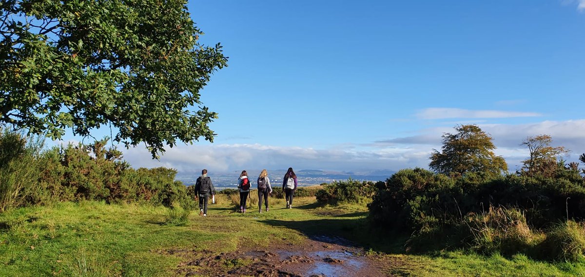 Hillpark's first ever DofE Gold group on the first day of their practice expedition. Well done to everybody, don't forget the waterproofs tomorrow! @GlasgowsDofE <a href="/DofEScotland/">DofE Scotland</a> #DofEwithadifference