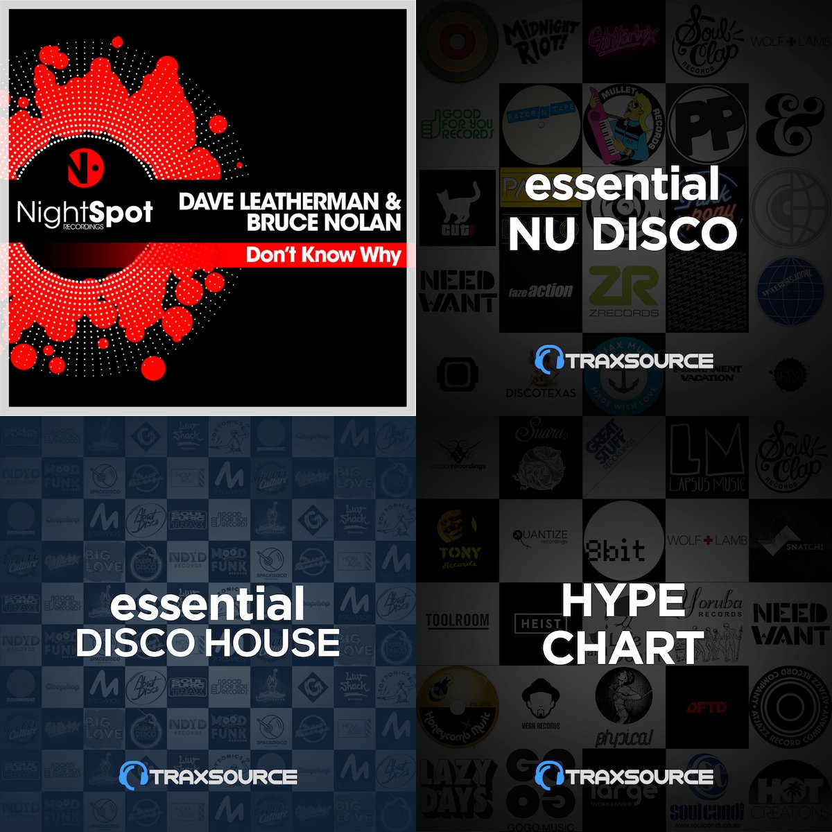 The new Nightspot, Dave Leatherman &amp; Bruce Nolan - Don't know why
#4 NuDisco essentials this week on Traxsource