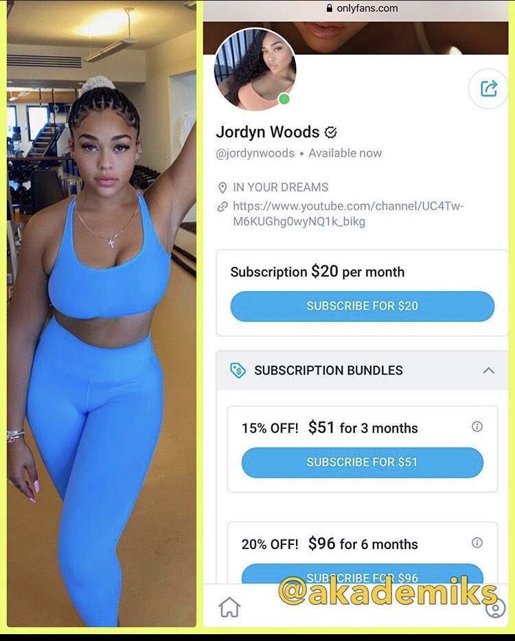 Jordyn woods onlyfans page