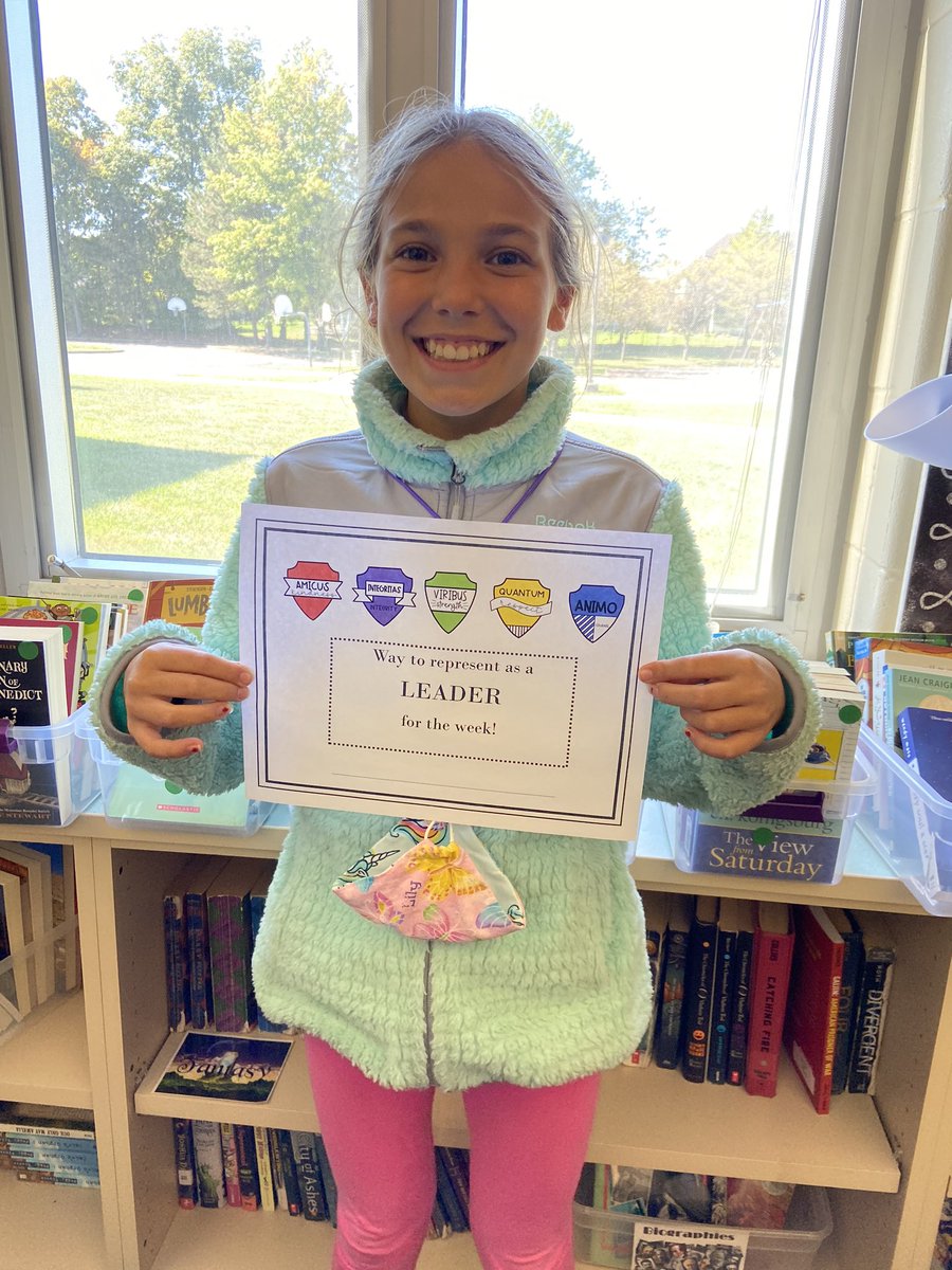 We’ve got two new leaders in Room 13! 😊 Way to go! <a href="/SmokyRow1/">Smoky Row Elementary</a>