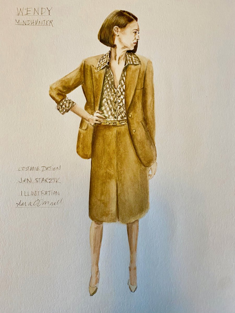 MindhunterNews's tweet photo. #Mindhunter illustrations by Sara O'Donnell.  Costume design by Jennifer Starzyk. https://t.co/lfQ84seQEj #JonathanGroff #HoltMcCallany #AnnaTorv https://t.co/DfaS24CiSx