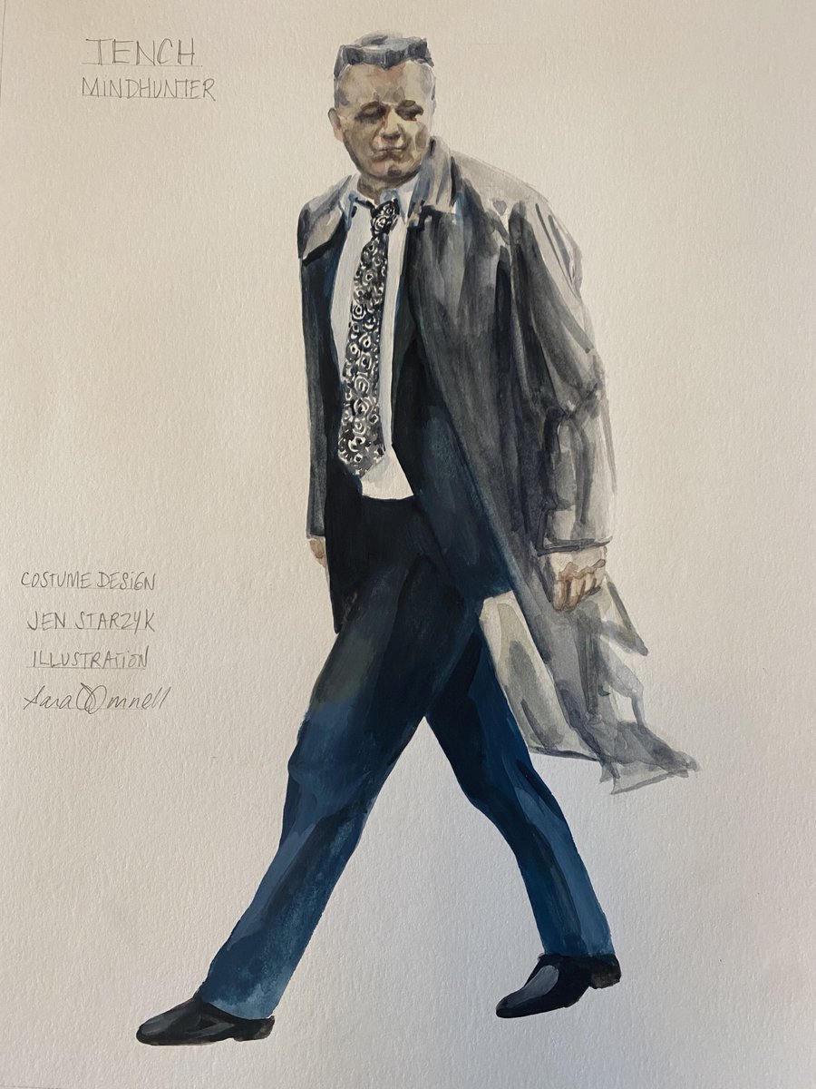 MindhunterNews's tweet photo. #Mindhunter illustrations by Sara O'Donnell.  Costume design by Jennifer Starzyk. https://t.co/lfQ84seQEj #JonathanGroff #HoltMcCallany #AnnaTorv https://t.co/DfaS24CiSx
