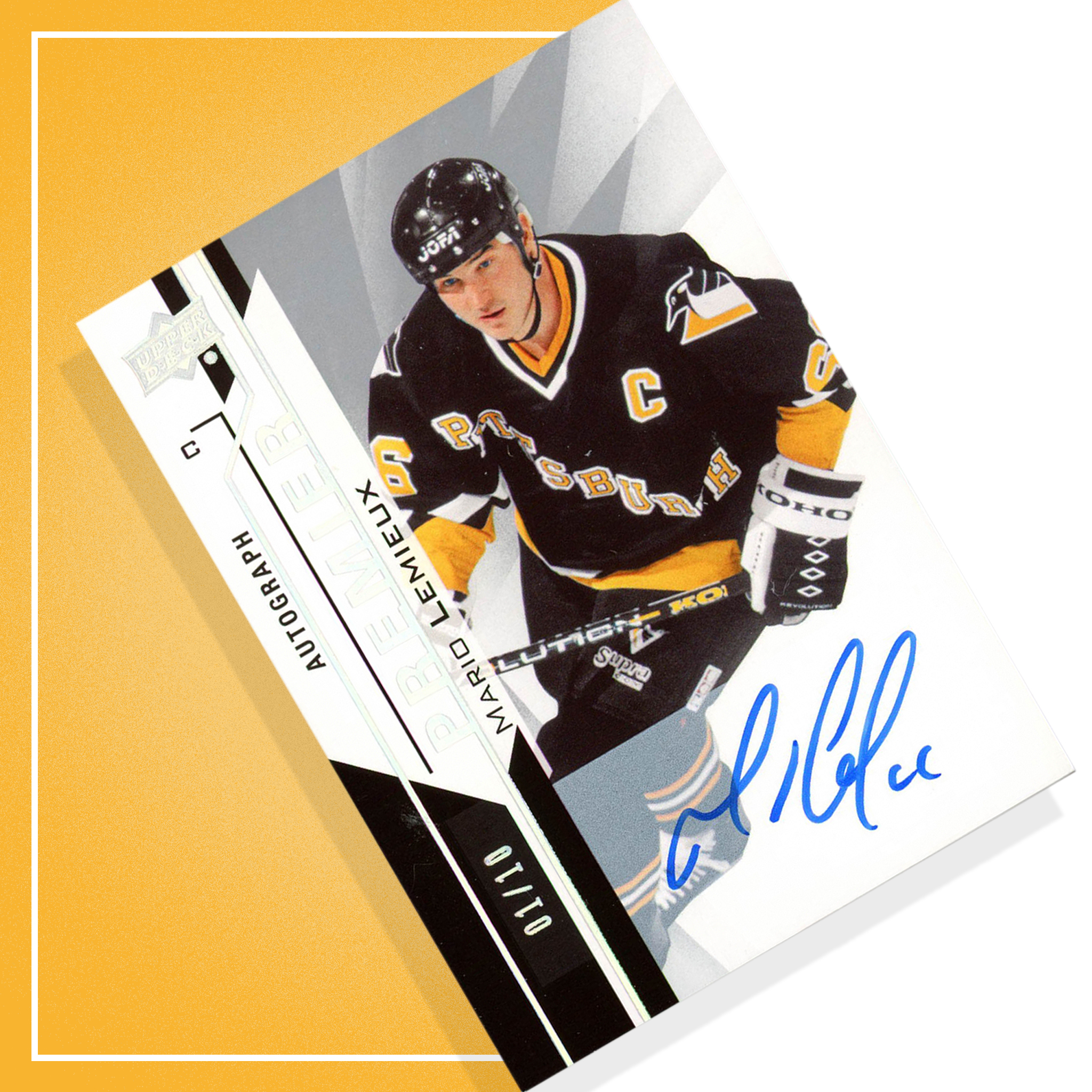 Happy Birthday to Mario Lemieux! This card will be up for auction Wednesday at  