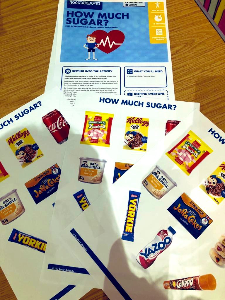 53rdBB's tweet photo. Juniors turn tonight great to see more young people back after isolation learning how much sugar we put in our bodies @theboysbrigade #HowMuchSugar #BoysBrigade #StrongerSaferTogether https://t.co/SKpvbzlQH6