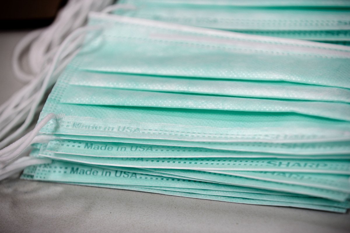 Look for "Made in the USA" on our masks! Since the COVID-19 pandemic began, Foxconn has been producing masks in Wisconsin. 

#COVID19 #COVID19Pandemic #COVID19Protection