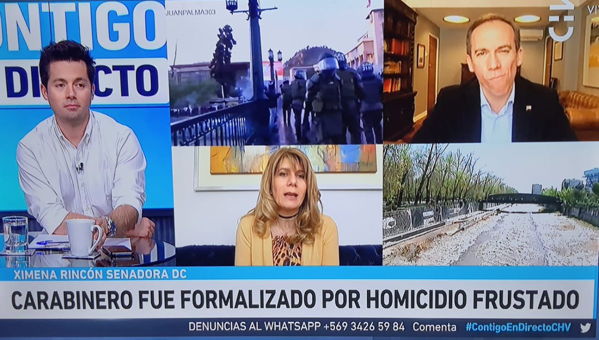 Debemos pensar en una refundación de carabineros y definir como país el tipo de policía que queremos.
#ContigoEnDirectoCHV
