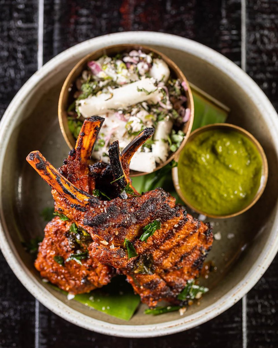 Lamb lover? Believe me when I say you won't be able to resist  @HoppersLondon half rack of BBQ jaffna lamb chops 🍴 But don't just take my word for it, try them yourself ✨

#londonfood #restaurant #luxuryrewards