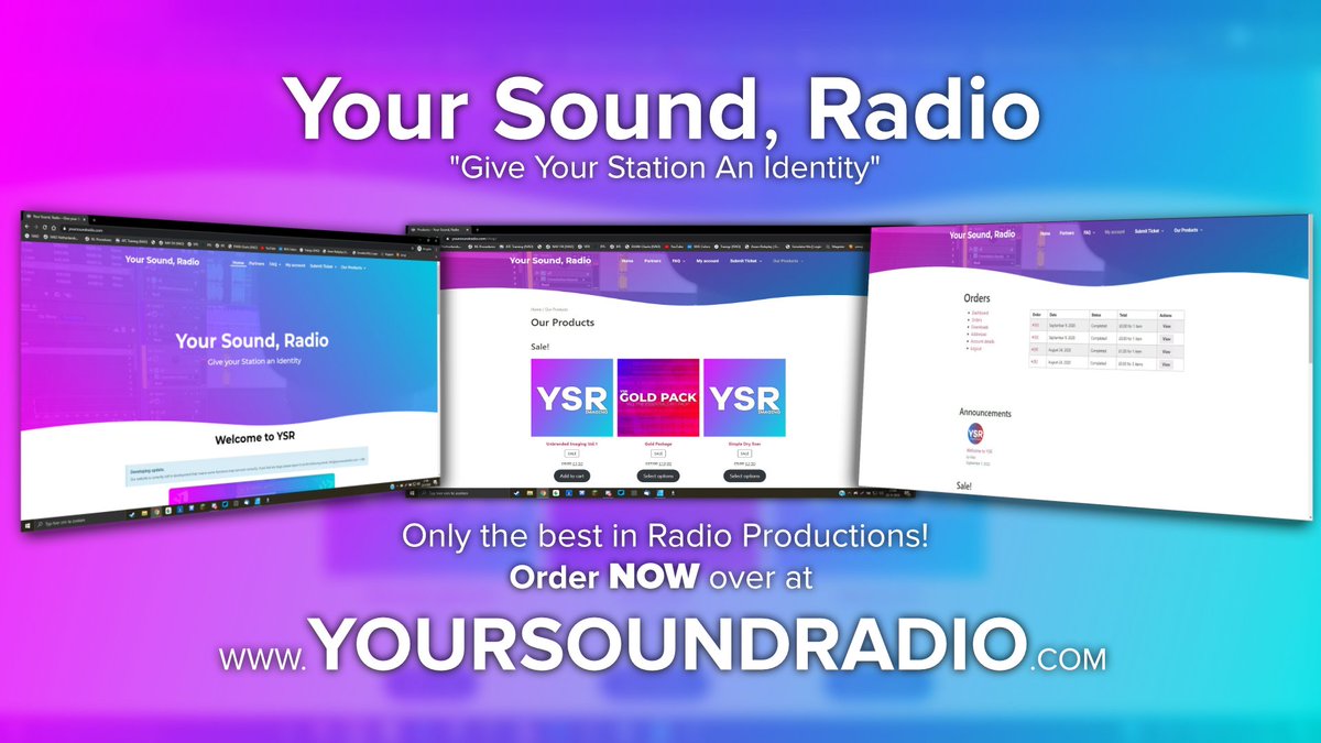 OnePulseFM's tweet image. Did you know that we partnered with @YSRimaging?

Your Sound Radio produced most of the imaging we currently have at GamingHits! You can find there banner on our website when it launches! Go and check them out!

Website- yoursoundradio.com
