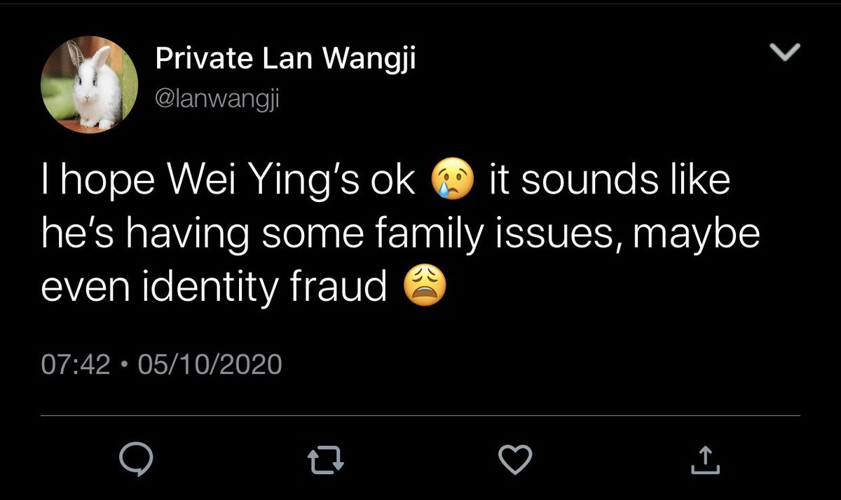 Oh Lan Wangji, sweetie 