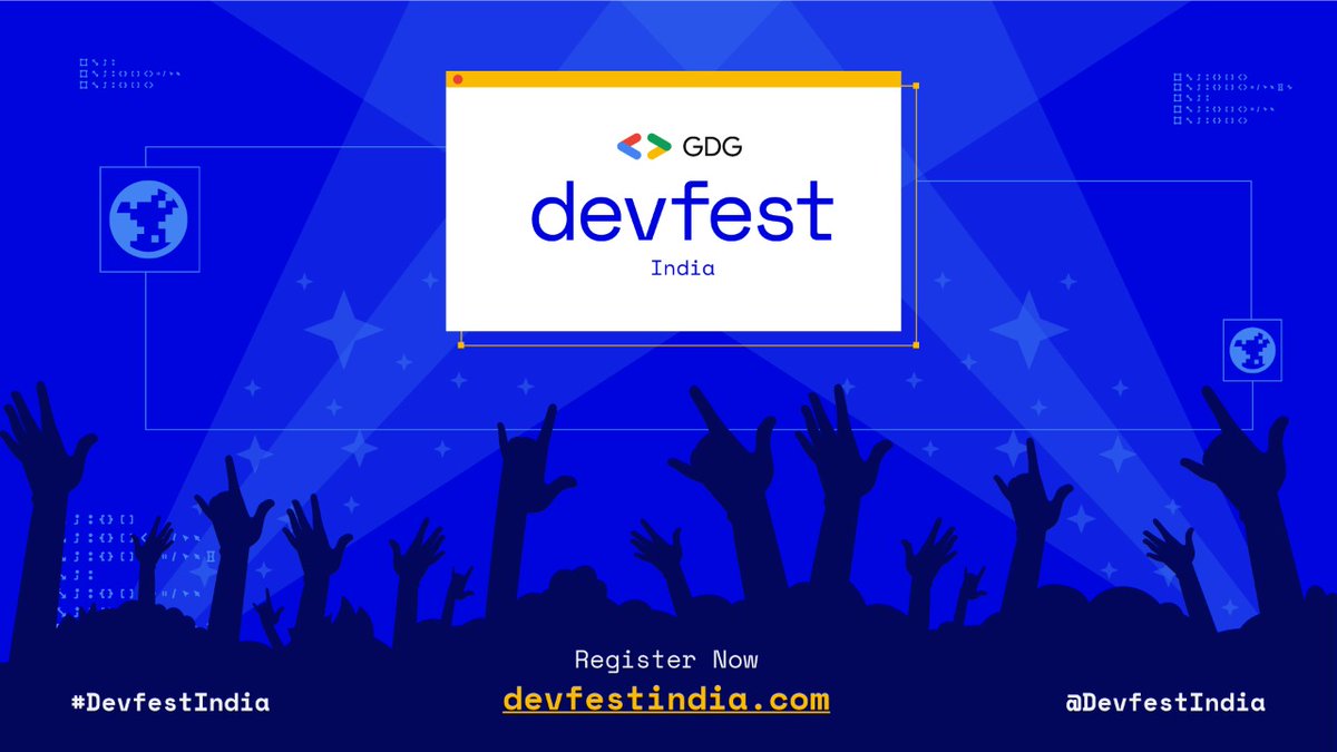 Nikkitagandhi's tweet photo. 50 @gdg in India have come together to organise a Code Concert for Devs on 16th,17th,18th Oct
 
#YouCanBeAnArtist too as you can follow the code demo by the speakers right from your home!
You can also win exciting prizes over the 3 days.
 
Register now 👉🏻 https://t.co/0bPWUOnO9w https://t.co/288S5P4SWF